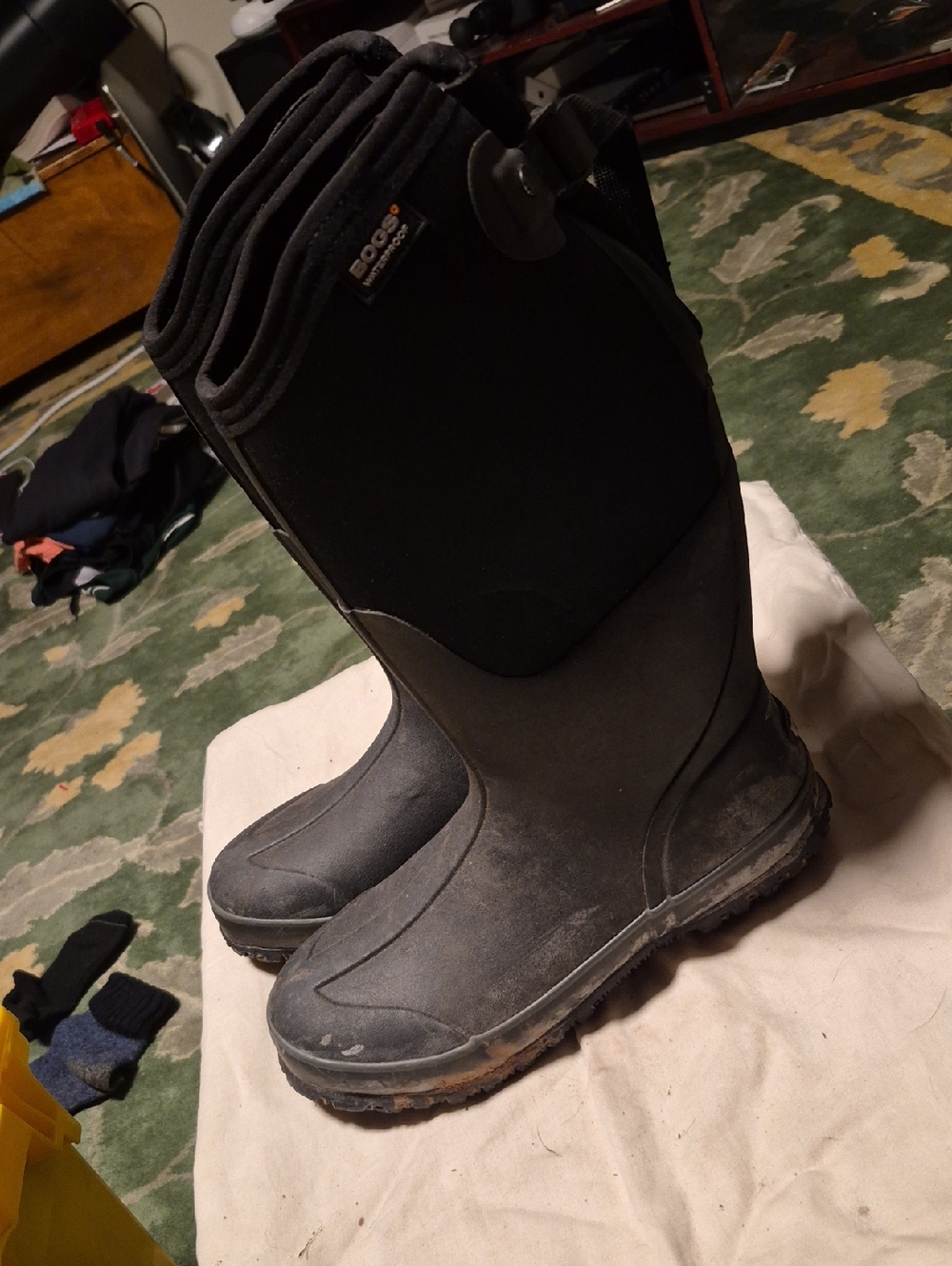 Bogs Black Tall Insulated Waterproof Boots